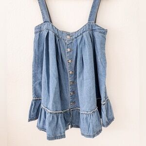 Denim Shift Dress